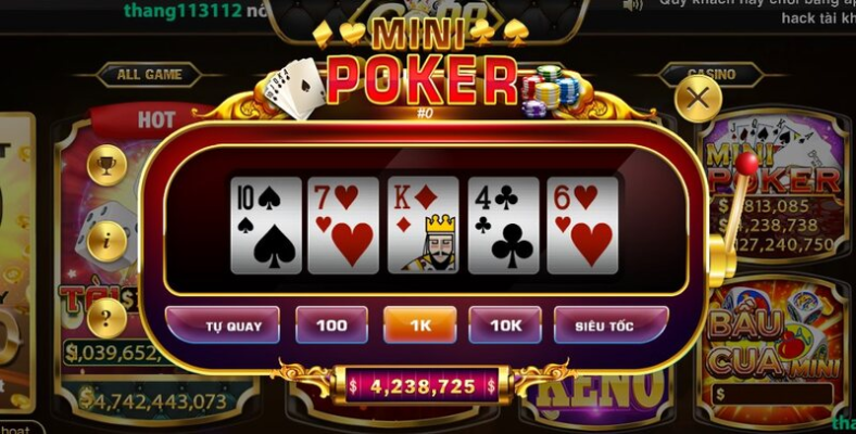 Hướng dẫn cách chơi Mini Poker Play Go88 chi tiết, cực kỳ đơn giản - go88vi.one