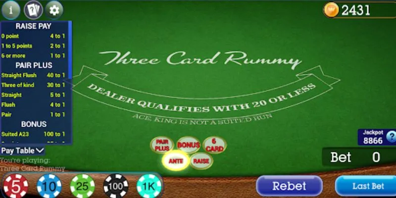 Cách chơi Rummy ba lá cho người mới bắt đầu