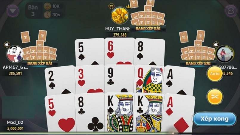 Cách tính chi trong binh xập xám với lá A